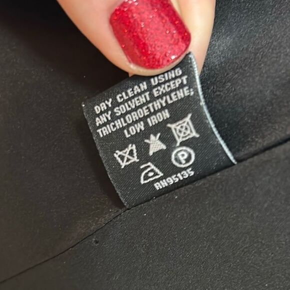 Lafayette 148 - Women’s Tweed Blazer, Silk Blend, Asymmetric, Black/White Size 4 - Picture 17 of 17